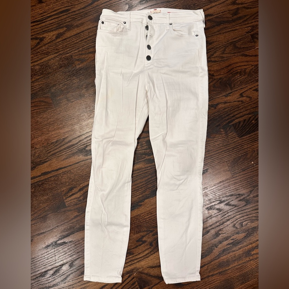 Alice + Olivia White Jeans
